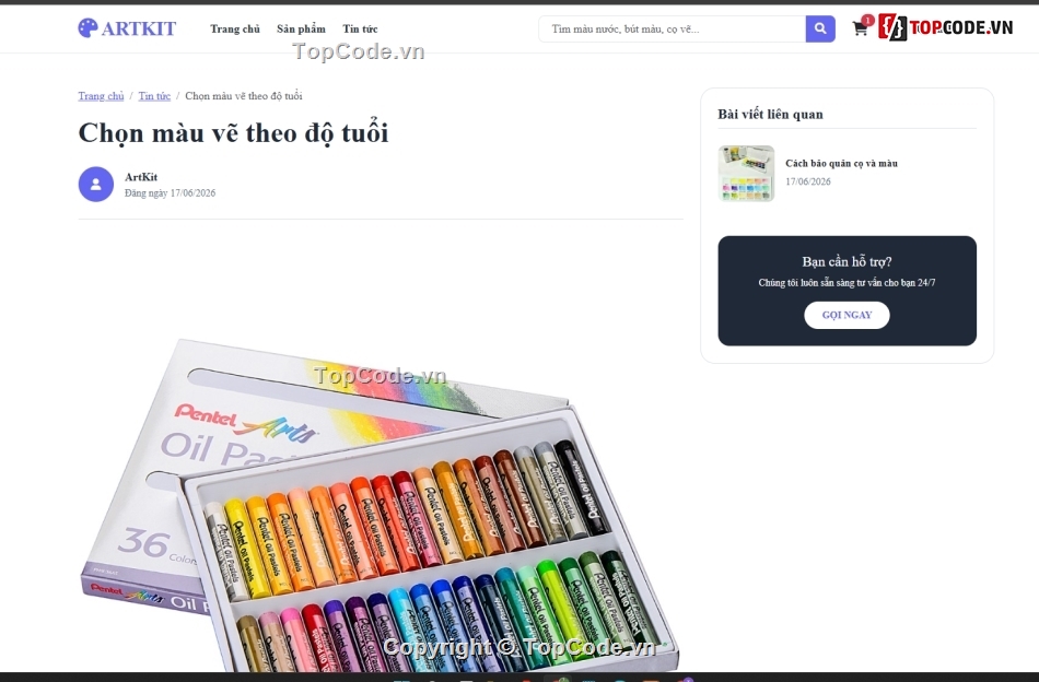 web bán dụng cụ,bán web,vẽ